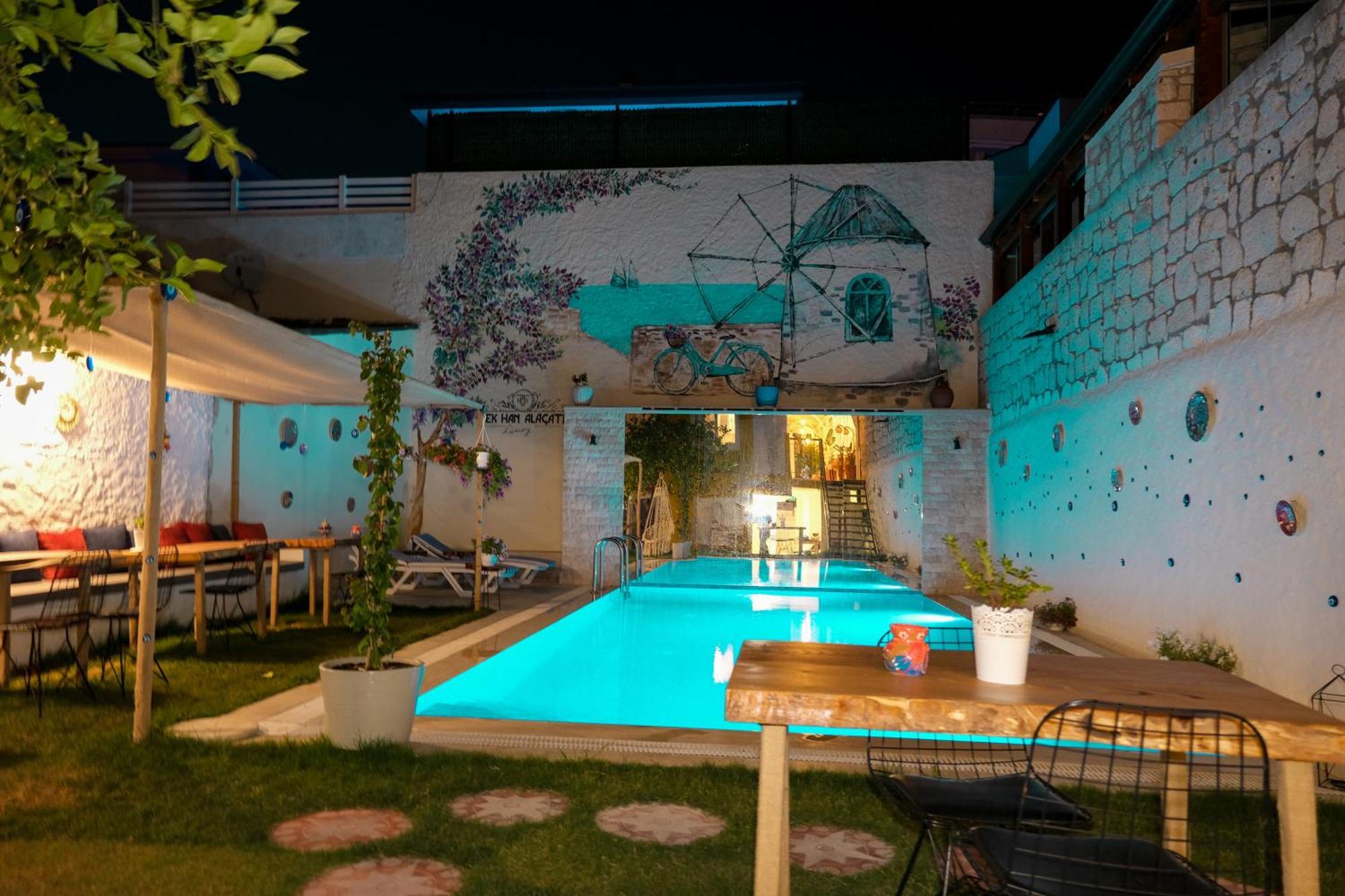 Tekhan Alacati Hotel Cesme Bagian luar foto